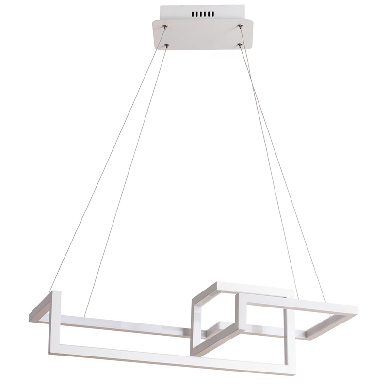 Люстра Esther Geometric White Chandelier I Белый Люстра Esther Geometric White Chandelier I Белый в Грозном | Loft Concept