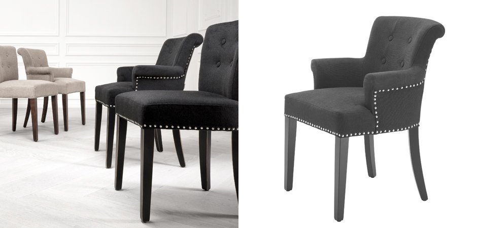 Стул Eichholtz Dining Chair Key Largo With Arm Стул Eichholtz Dining Chair Key Largo With Arm - Loft-Concept в Грозном