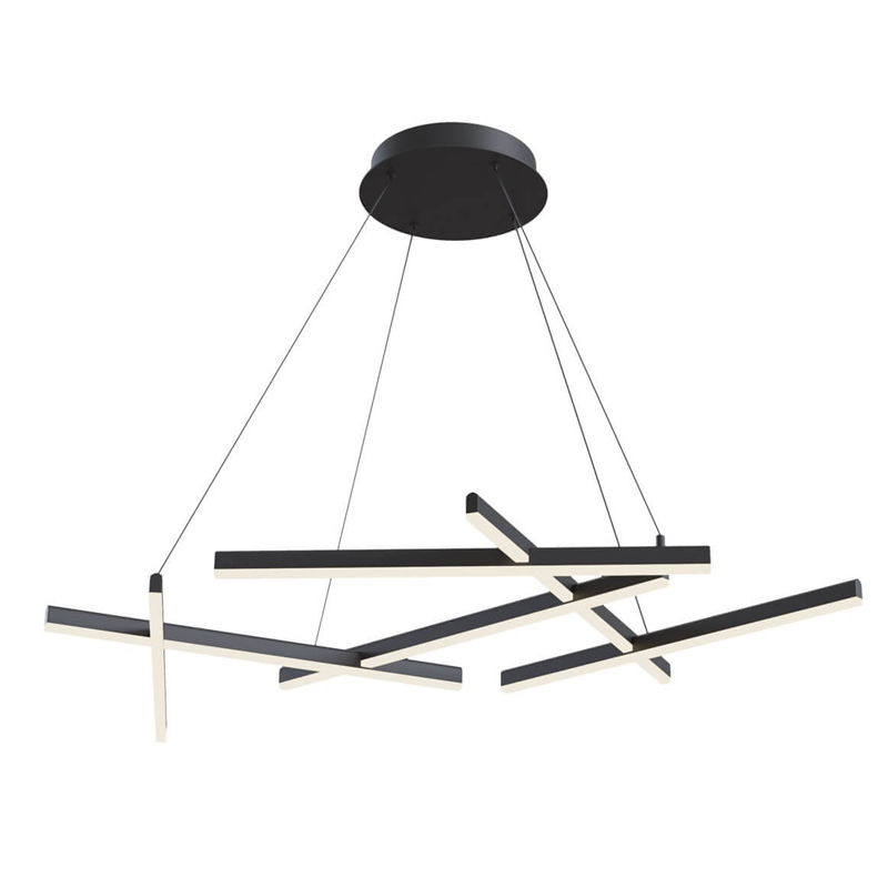Люстра Smeragde Light Chandelier black Черный Люстра Smeragde Light Chandelier black Черный в Грозном | Loft Concept