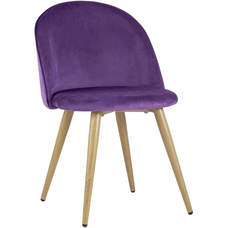 Стул Miruna Chair Спинка Ромбы Лиловый Велюр Лиловый Древесина Стул Miruna Chair Спинка Ромбы Лиловый Велюр Лиловый Древесина в Грозном | Loft Concept