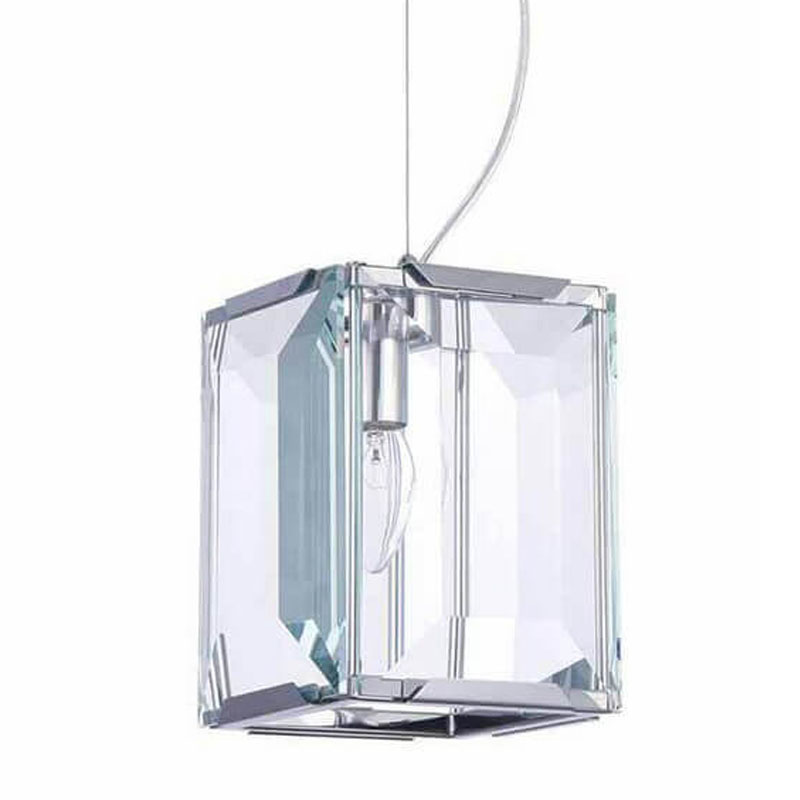 Подвесной светильник Harlow Crystal Square chrome Хром Подвесной светильник Harlow Crystal Square chrome Хром в Грозном | Loft Concept