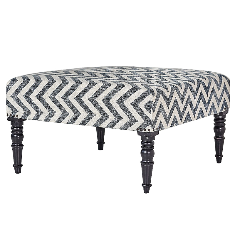 Оттоманка Gray Zigzag Серый Оттоманка Gray Zigzag Серый в Грозном | Loft Concept