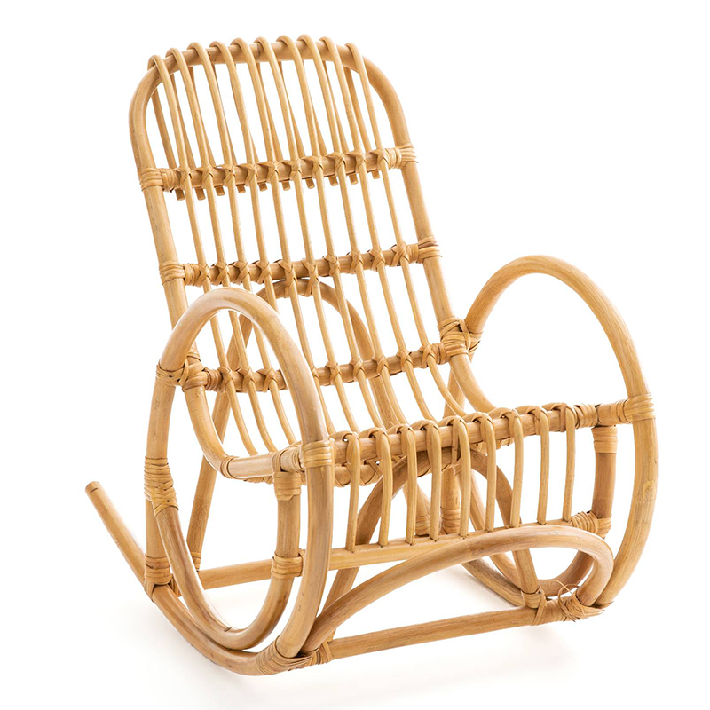 Детское кресло-качалка Wicker Baby Rocking Chair Бежевый Детское кресло-качалка Wicker Baby Rocking Chair Бежевый в Грозном | Loft Concept