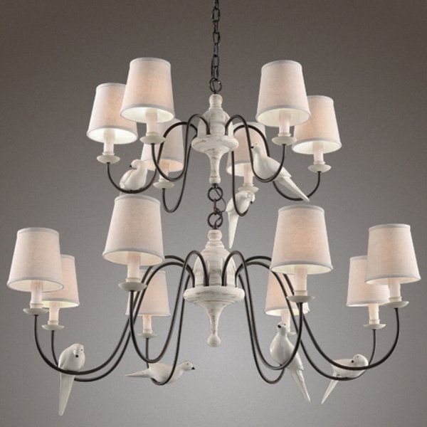 Люстра Norman Bird Large Chandelier ivory ( слоновая кость ) в Грозном | Loft Concept 
