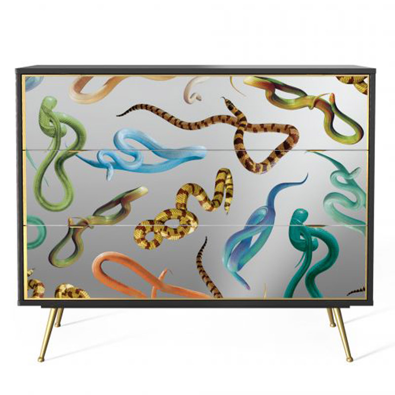 Комод Seletti Chest of Three Drawers Snakes Мульти Комод Seletti Chest of Three Drawers Snakes Мульти в Грозном | Loft Concept