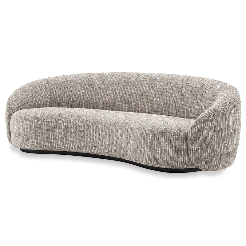Диван Eichholtz Sofa Amore Бежево-серый Черный Бежево-серый Черный в Грозном | Loft Concept 