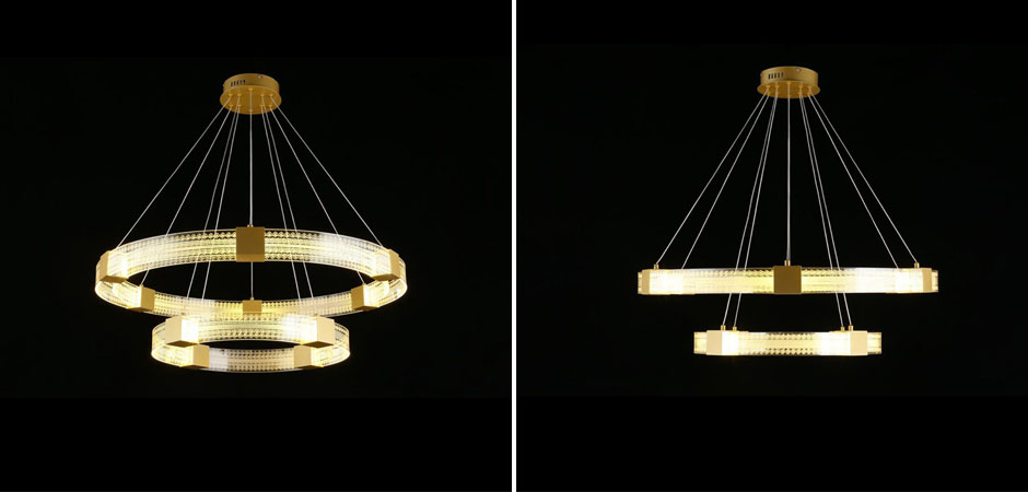 Люстра Два Кольца Ring Horizontal Ornament Meander 2 Люстра Два Кольца Ring Horizontal Ornament Meander 2 - Loft-Concept в Грозном