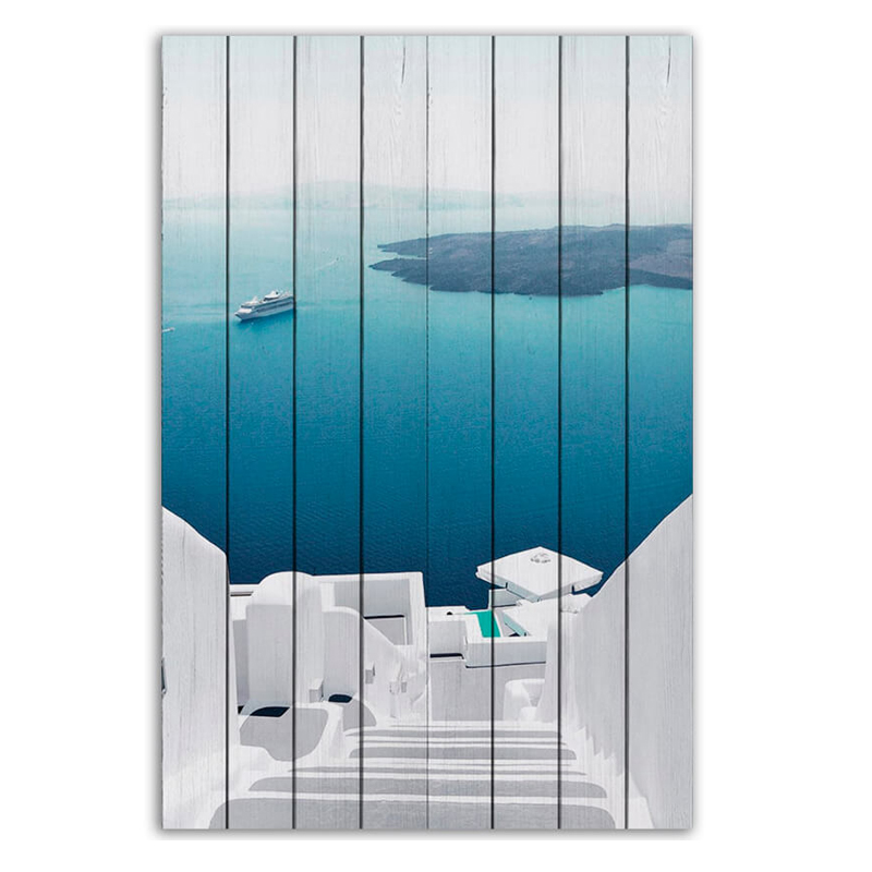 Постер Santorini Bay Постер Santorini Bay в Грозном | Loft Concept