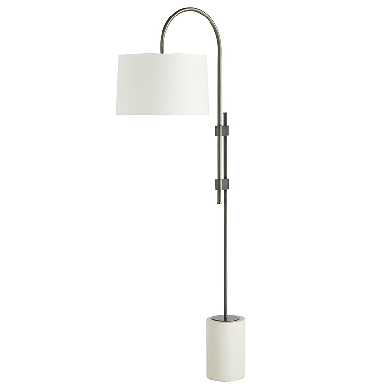 Торшер Arteriors ILY FLOOR LAMP Темная бронза Белый Торшер Arteriors ILY FLOOR LAMP Темная бронза Белый в Грозном | Loft Concept