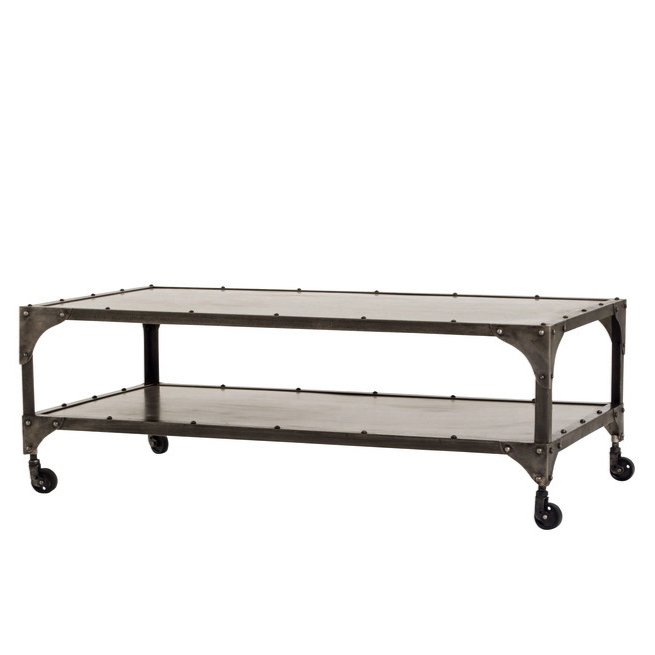 Кофейный стол Industrial Steampunk Nickel Coffee Table Кофейный стол Industrial Steampunk Nickel Coffee Table в Грозном | Loft Concept