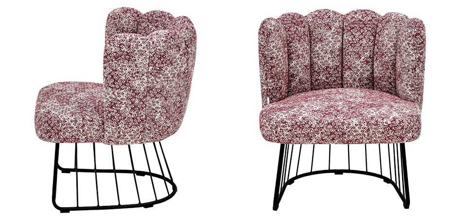 Кресло Noah Armchair cherry-white Кресло Noah Armchair cherry-white - Loft-Concept в Грозном