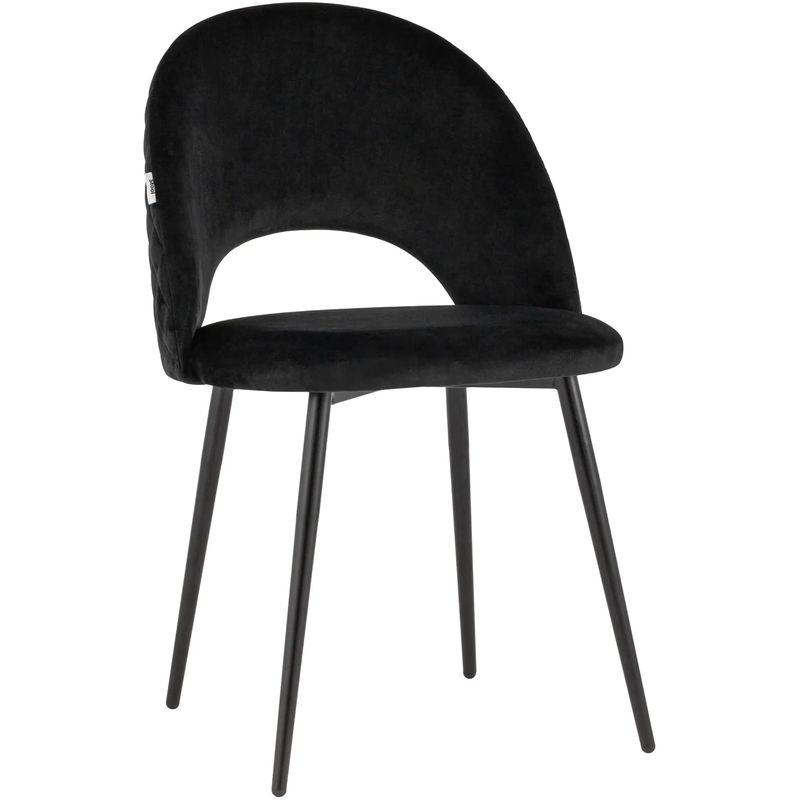 Стул CLIFF Chair Черный Велюр Черный в Грозном | Loft Concept 