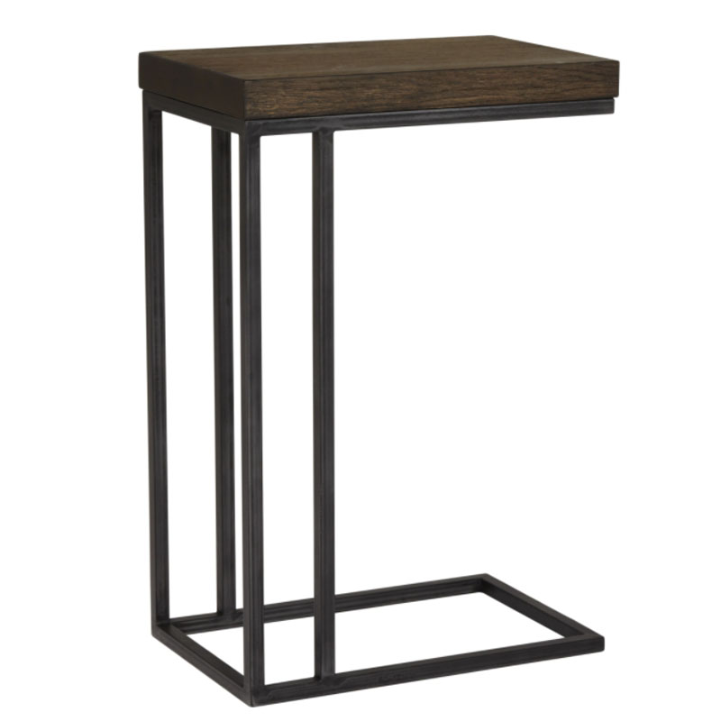Приставной стол Industrial Oak Peyton Side Table Черный Приставной стол Industrial Oak Peyton Side Table Черный в Грозном | Loft Concept