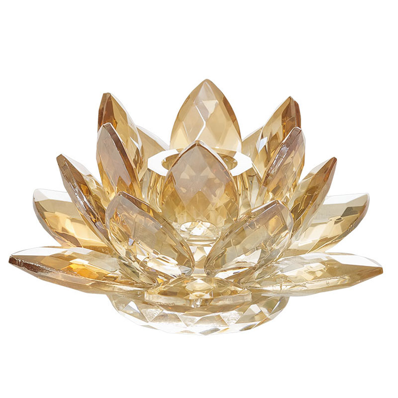 Подсвечник Crystal Lotus gold Подсвечник Crystal Lotus gold в Грозном | Loft Concept