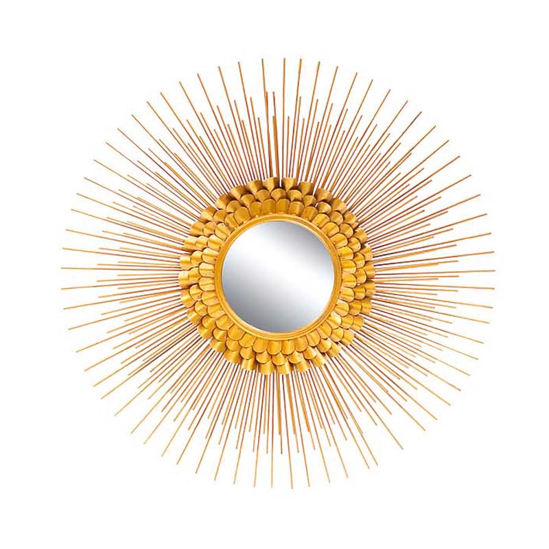 Зеркало-солнце Golden Petals Mirror Sun Золотой Зеркало-солнце Golden Petals Mirror Sun Золотой в Грозном | Loft Concept