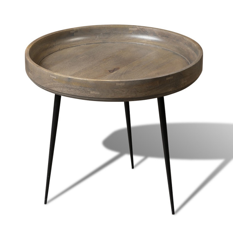 Кофейный стол Davidson Coffee Table platinum 47 Серый Черный Кофейный стол Davidson Coffee Table platinum 47 Серый Черный в Грозном | Loft Concept