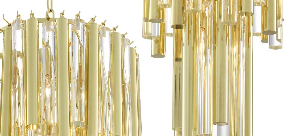 Люстра Eichholtz Chandelier Gigi S Gold Люстра Eichholtz Chandelier Gigi S Gold - Loft-Concept в Грозном