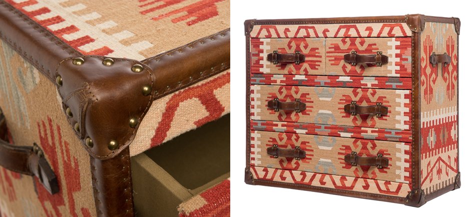 Комод Килим Howard Kilim Chest of Drawers Комод Килим Howard Kilim Chest of Drawers - Loft-Concept в Грозном