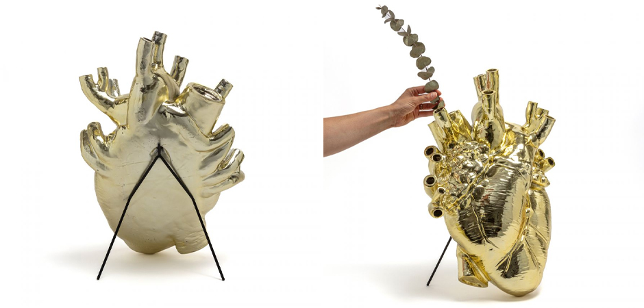 Ваза Seletti Love in Bloom Gold Gaint - Loft-Concept в Грозном