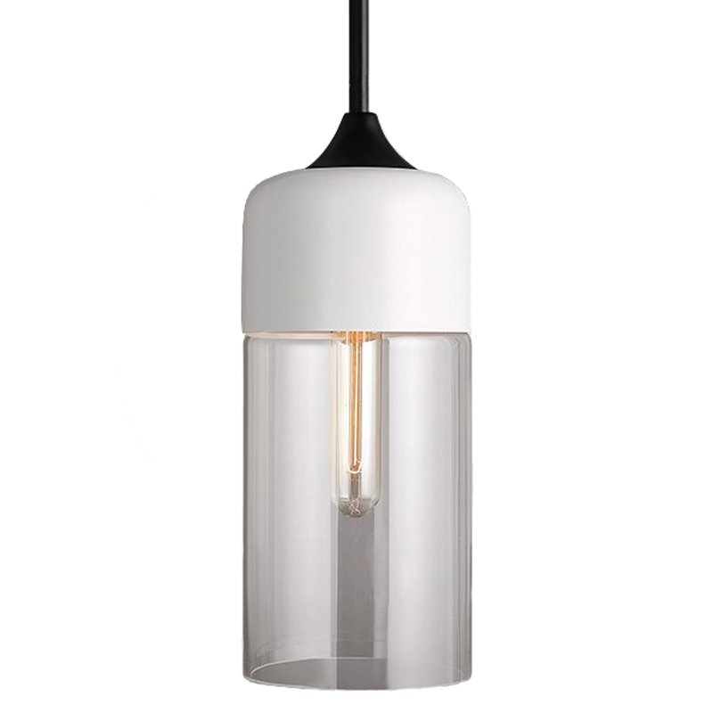 Подвесной светильник Hanglamp zwart glas White I Белый Прозрачное Стекло Подвесной светильник Hanglamp zwart glas White I Белый Прозрачное Стекло в Грозном | Loft Concept
