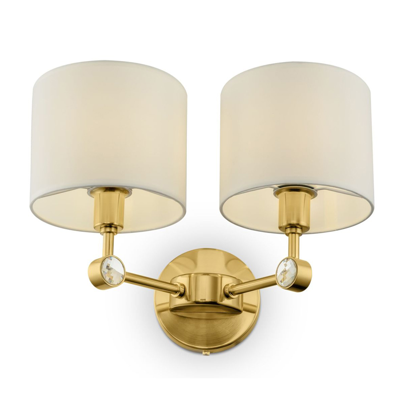 Бра Aldrich light Sconce Латунь Белый Бра Aldrich light Sconce Латунь Белый в Грозном | Loft Concept
