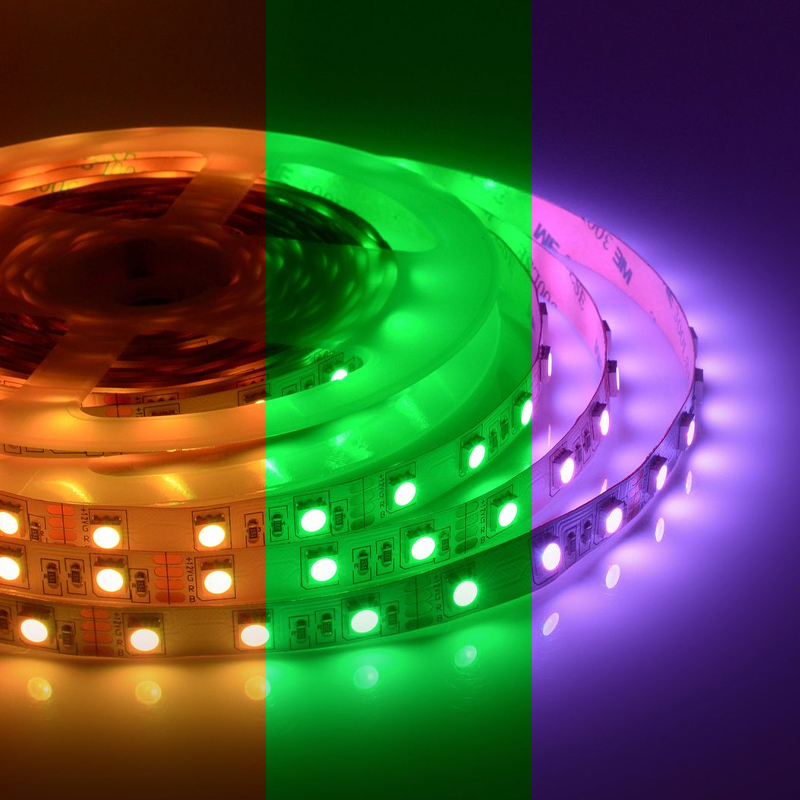 Светодиодная лента 5м 14,4W/m 60LED/m 5050SMD разноцветная Белый Светодиодная лента 5м 14,4W/m 60LED/m 5050SMD разноцветная Белый в Грозном | Loft Concept