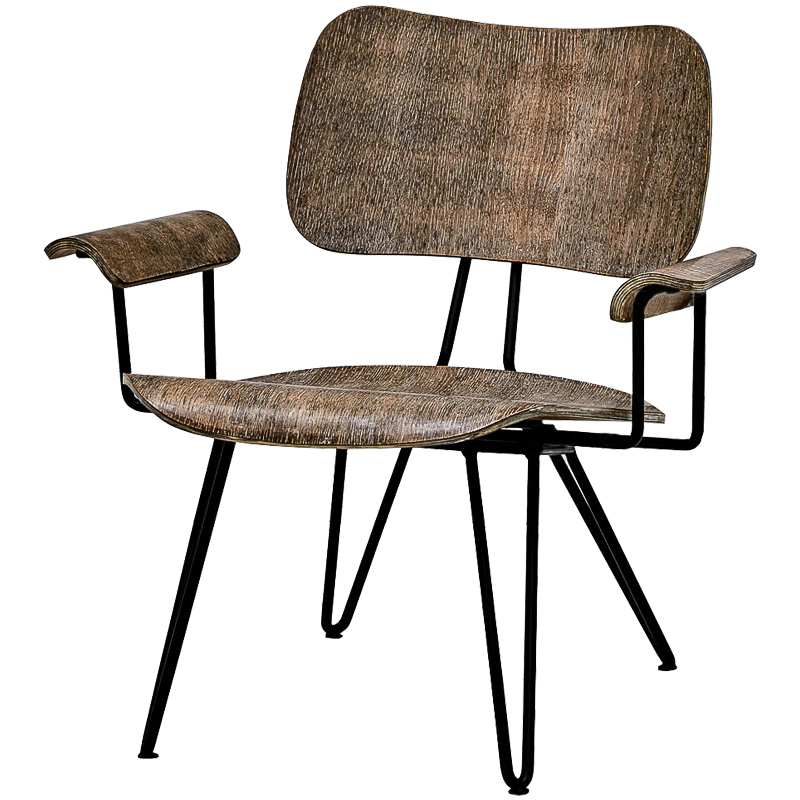 Стул Camran Stool Коричневый Черный Стул Camran Stool Коричневый Черный в Грозном | Loft Concept