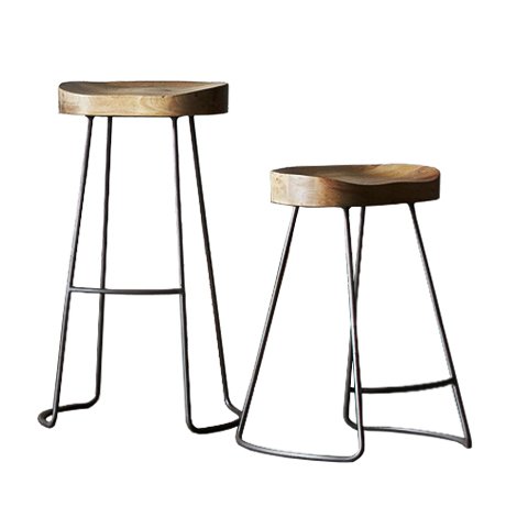 Барный стул The Tractor Bar&Dining Stool Древесина Черный Барный стул The Tractor Bar&Dining Stool Древесина Черный в Грозном | Loft Concept