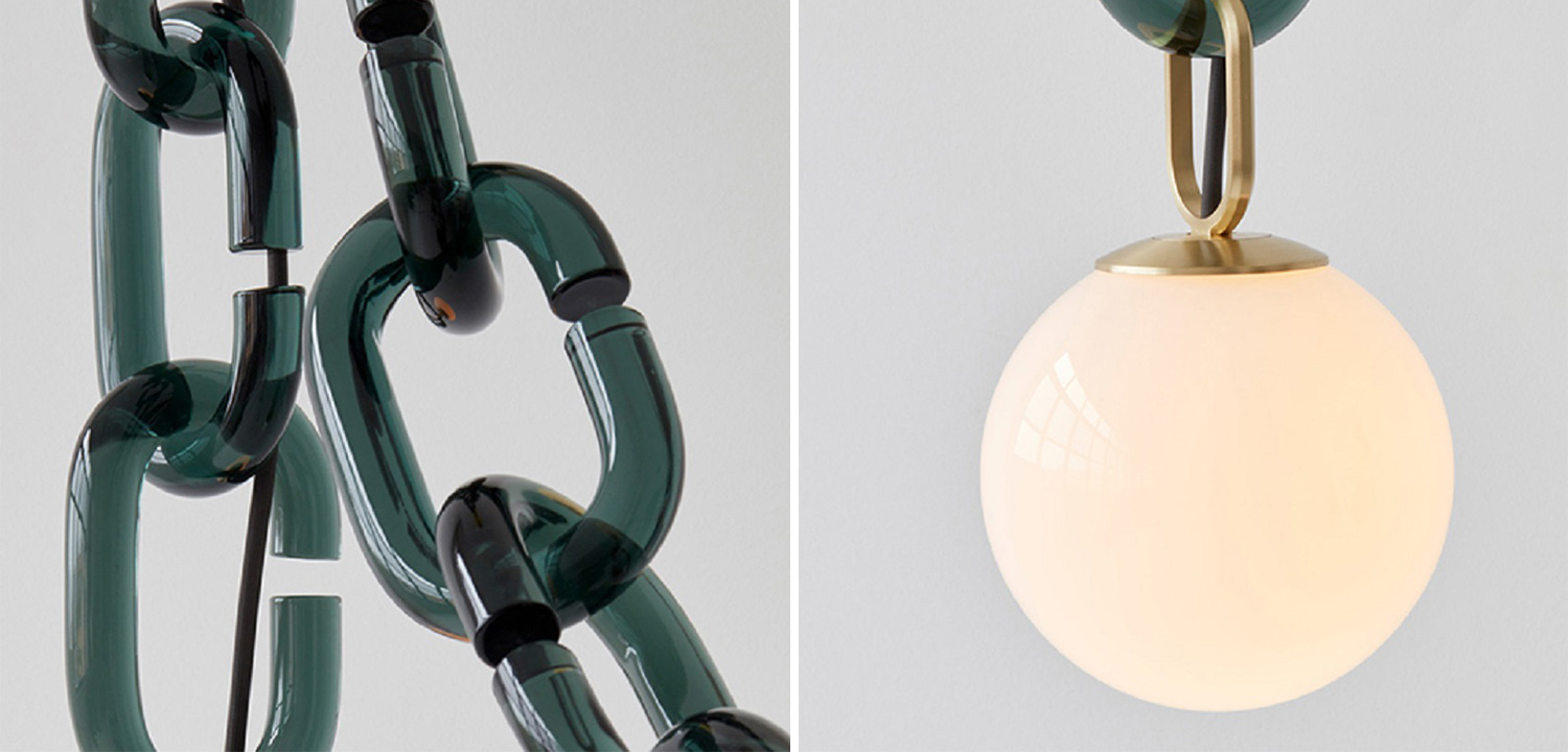 Подвесной светильник с декоративной цепью Brooklyn Studio - фото №1