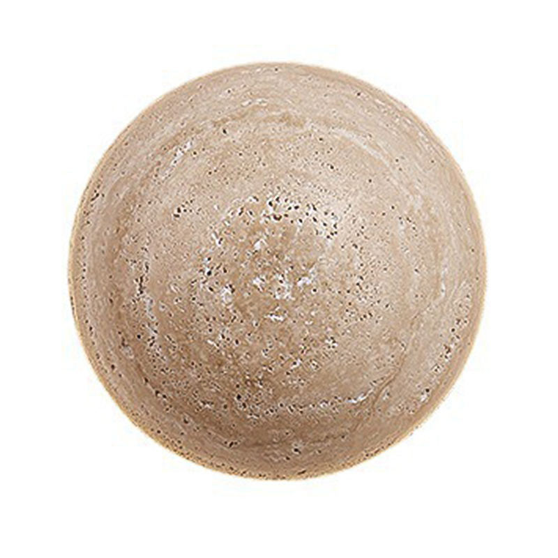 Настенный светодиодный светильник из камня травертина TRAVERTINE POVL WALL LAMP Бежевый Настенный светодиодный светильник из камня травертина TRAVERTINE POVL WALL LAMP Бежевый в Грозном | Loft Concept
