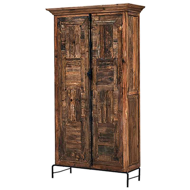 Шкаф Giancarlo Wood Wardrobe Коричневый Черный Шкаф Giancarlo Wood Wardrobe Коричневый Черный в Грозном | Loft Concept