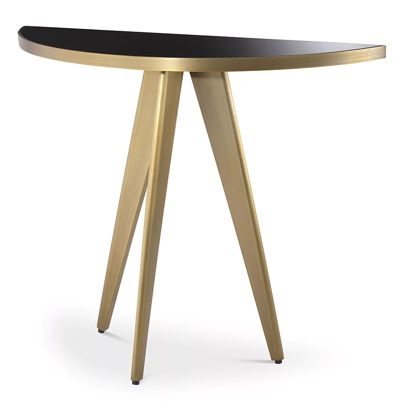 Консоль Eichholtz Console Table Aston Brass Латунь Черный Консоль Eichholtz Console Table Aston Brass Латунь Черный в Грозном | Loft Concept
