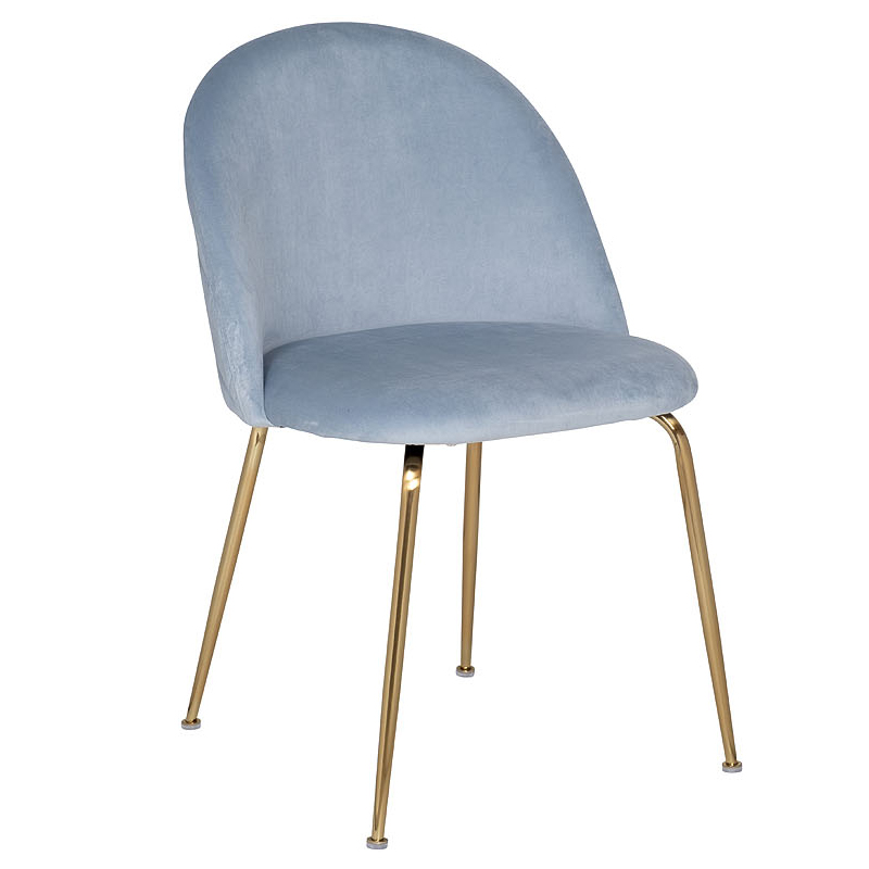 Стул Isidro Stool Серо-голубой Глянцевое золото Стул Isidro Stool Серо-голубой Глянцевое золото в Грозном | Loft Concept