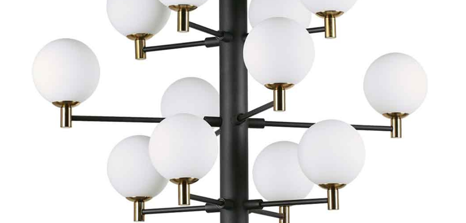 Люстра Italian Globe Abstraction Light White and Black 12 Люстра Italian Globe Abstraction Light White and Black 12 - Loft-Concept в Грозном