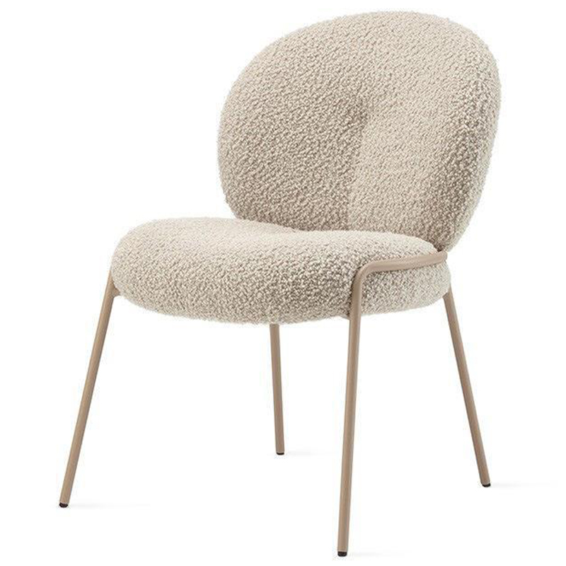 Стул Lyons Boucle Chair Бежевый Золотой Стул Lyons Boucle Chair Бежевый Золотой в Грозном | Loft Concept