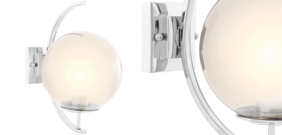 Бра Eichholtz Wall Lamp Cascade Nickel Бра Eichholtz Wall Lamp Cascade Nickel - Loft-Concept в Грозном