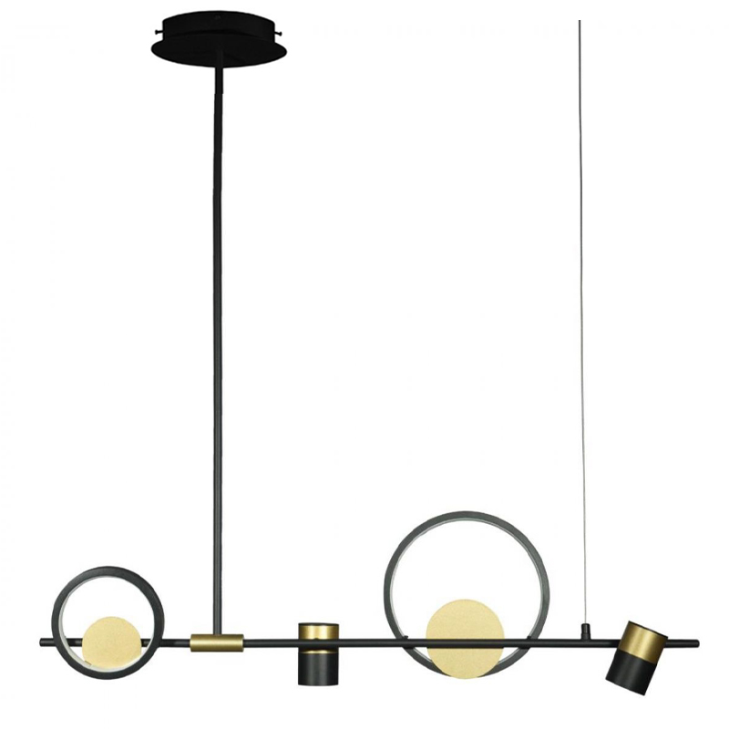 Люстра Chariklo Duo Chandelier Черный Латунь Люстра Chariklo Duo Chandelier Черный Латунь в Грозном | Loft Concept