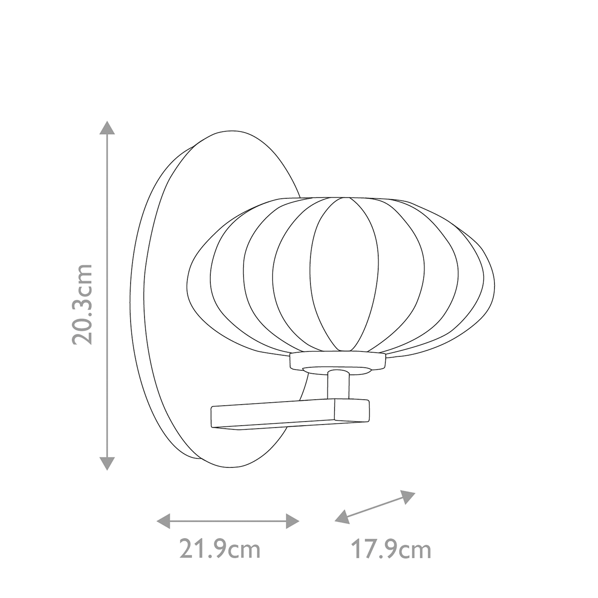  Бра с круглым плафон из матового белого стекла Kichler в Грозном
