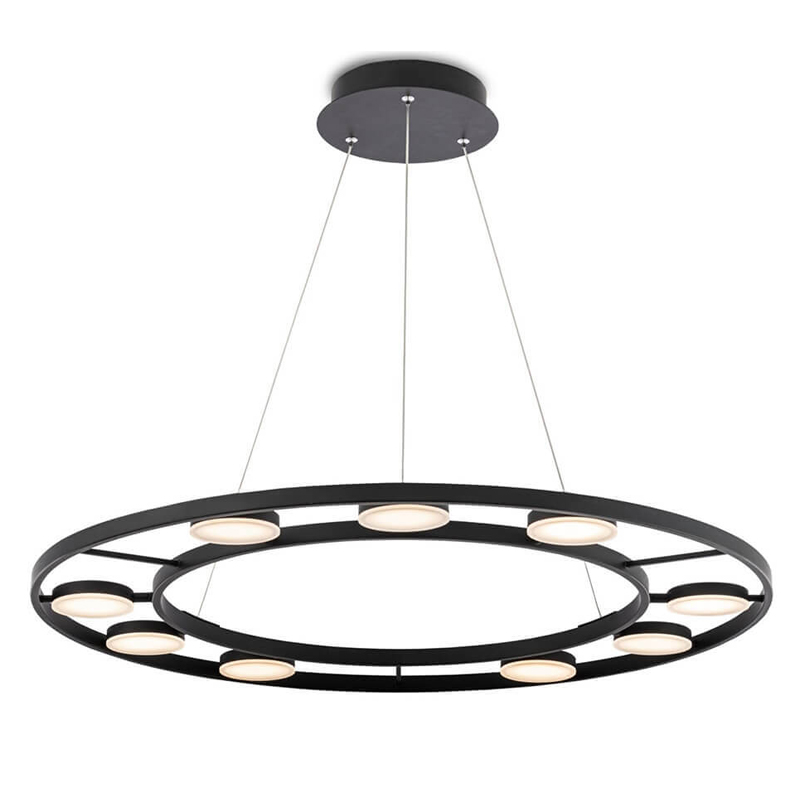 Люстра Maxine Light Chandelier Черный Белый Люстра Maxine Light Chandelier Черный Белый в Грозном | Loft Concept