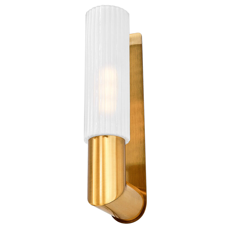 Бра Wiley Wall Lamp Белый Золотой Бра Wiley Wall Lamp Белый Золотой в Грозном | Loft Concept