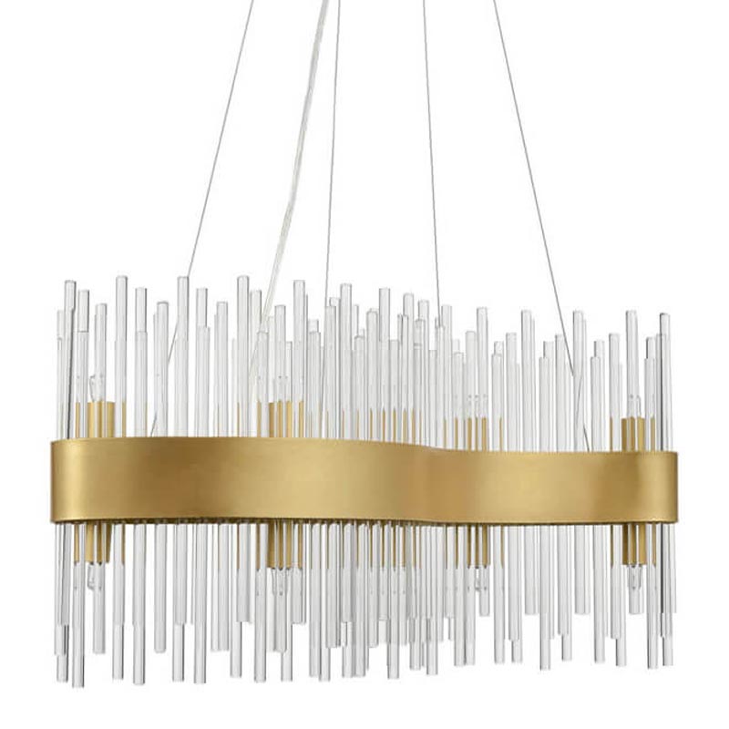 Люстра Nembus Chandelier 60 gold Прозрачный (Transparent) Золотой Люстра Nembus Chandelier 60 gold Прозрачный (Transparent) Золотой в Грозном | Loft Concept