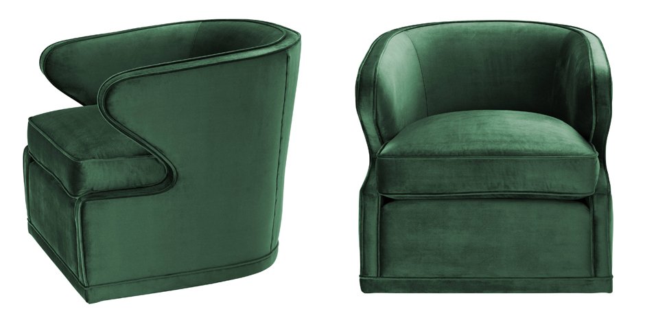 Кресло Eichholtz Chair Dorset Green Кресло Eichholtz Chair Dorset Green - Loft-Concept в Грозном