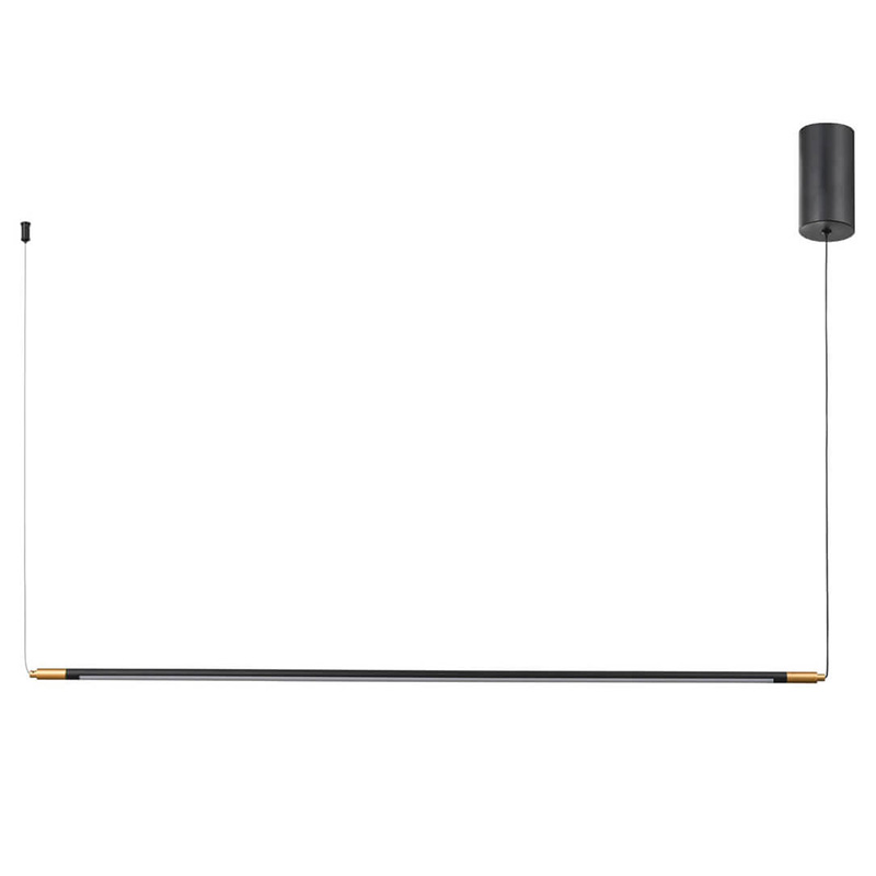 Подвесной светильник Drawing Line Gold Black Linear Золотой Черный Подвесной светильник Drawing Line Gold Black Linear Золотой Черный в Грозном | Loft Concept
