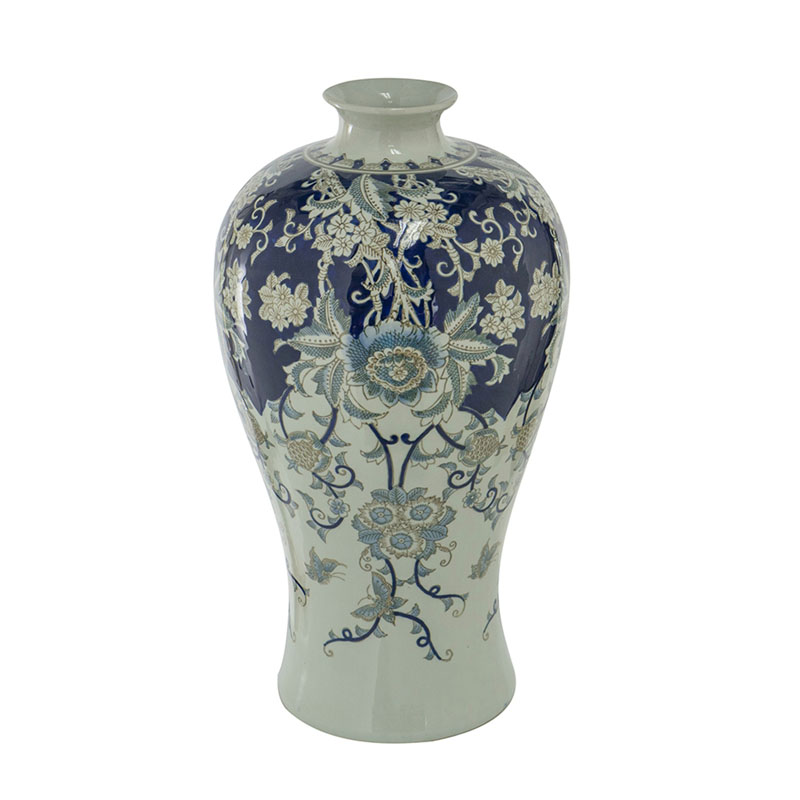 Ваза Blue & White Ornament Vase 62 Белый Синий Ваза Blue & White Ornament Vase 62 Белый Синий в Грозном | Loft Concept
