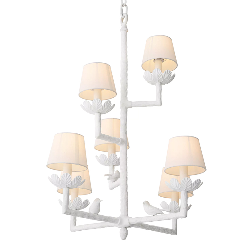 Люстра Eichholtz Chandelier Nature Белый Люстра Eichholtz Chandelier Nature Белый в Грозном | Loft Concept