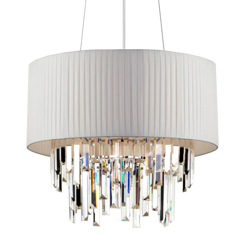 Люстра Sorley Chandelier Белый Хром Люстра Sorley Chandelier Белый Хром в Грозном | Loft Concept
