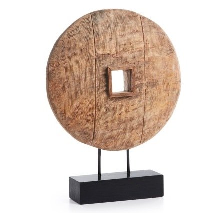 Колесо на подставке Wooden Wheel Коричневый Колесо на подставке Wooden Wheel Коричневый в Грозном | Loft Concept