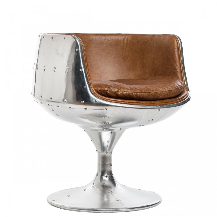 Кресло Aviator Cup Chair Коричневый Кресло Aviator Cup Chair Коричневый в Грозном | Loft Concept