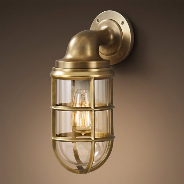 Бра RH STARBOARD wall lamp brass Латунь в Грозном | Loft Concept 