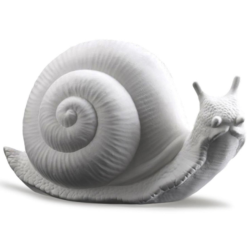 Статуэтка Abhika Snail Bisc. White Белый Статуэтка Abhika Snail Bisc. White Белый в Грозном | Loft Concept